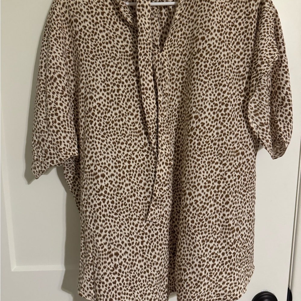 Leopard Print Women's Top